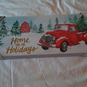 Canvas Wall Art "Home for the Holidays"